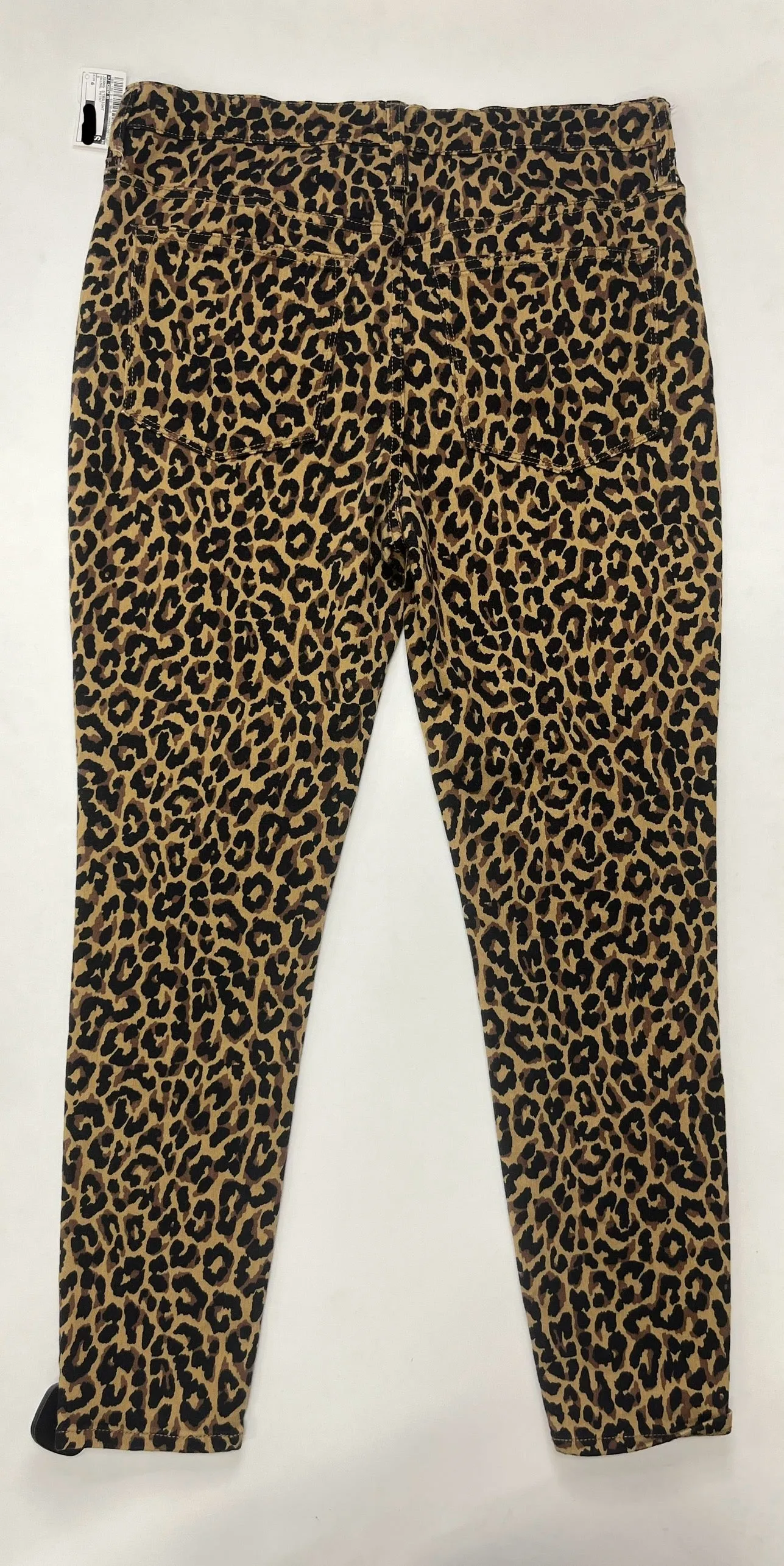 Animal Print Jeans Straight J Crew O, Size 6