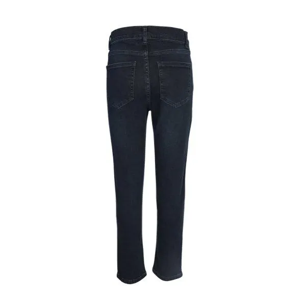 BOYS DARK BLUE DENIM TROUSERS