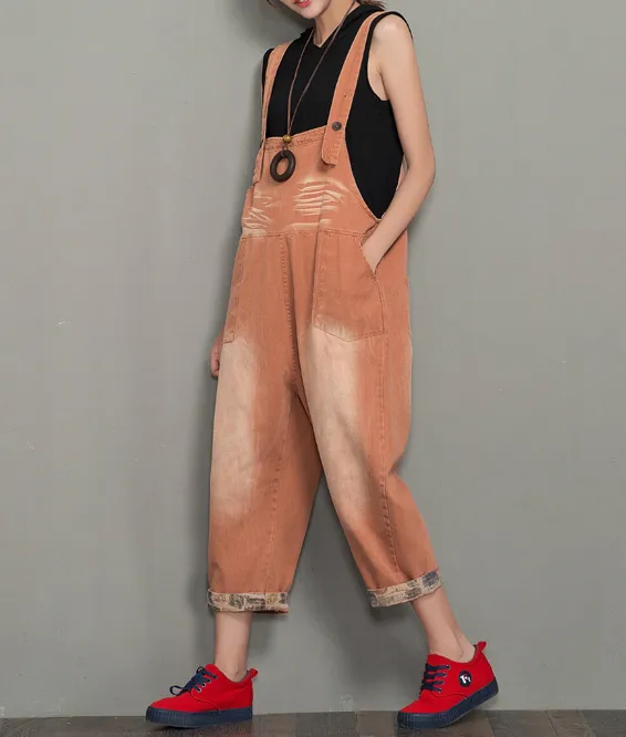 Denim Casual Spring Denim Overall Women Jumpsuits  QYCQ33