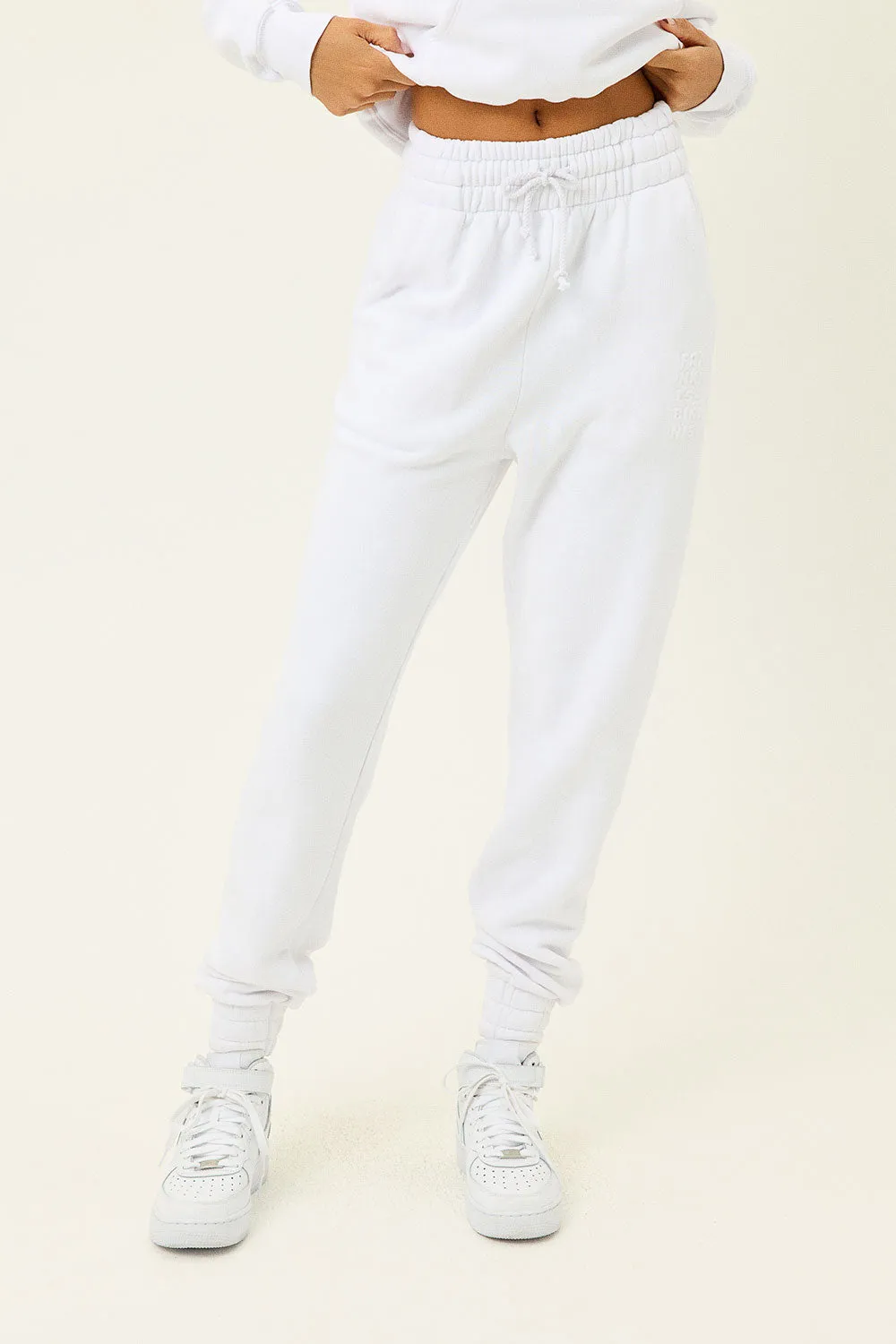 Frank Oversized Sweatpants - White