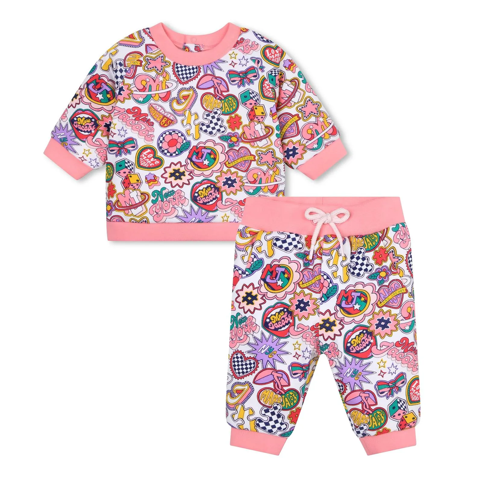 Marc Jacobs Baby Girls Printed Sweat Ensemble