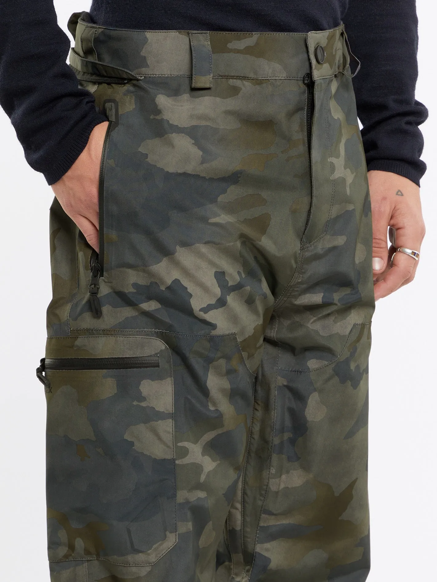 Mens L Gore-Tex Pants - Cloudwash Camo