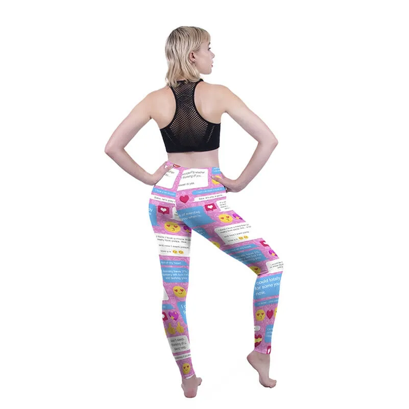 Regular Leggings (8-12 UK Size) - Flirty Messenger