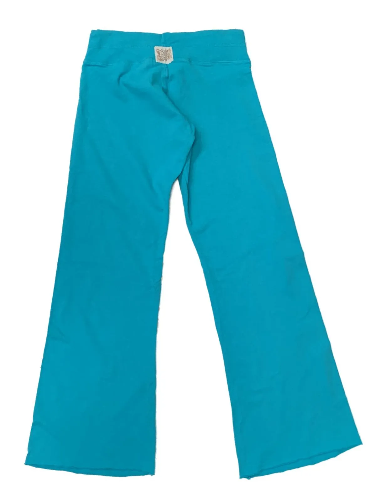 San Jose Sharks Retro Brand WOMEN'S Teal Raw Edge Drawstring Sweatpants