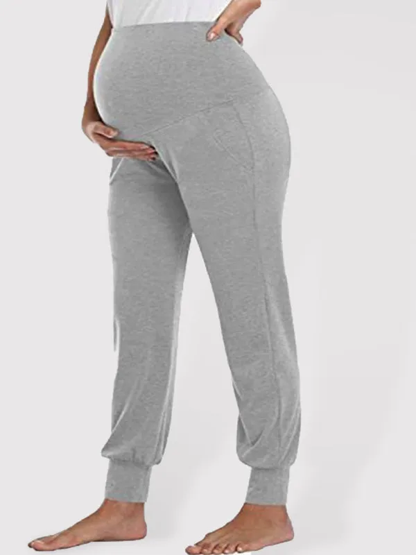 Women's Maternity Casual Cuffed Trousers