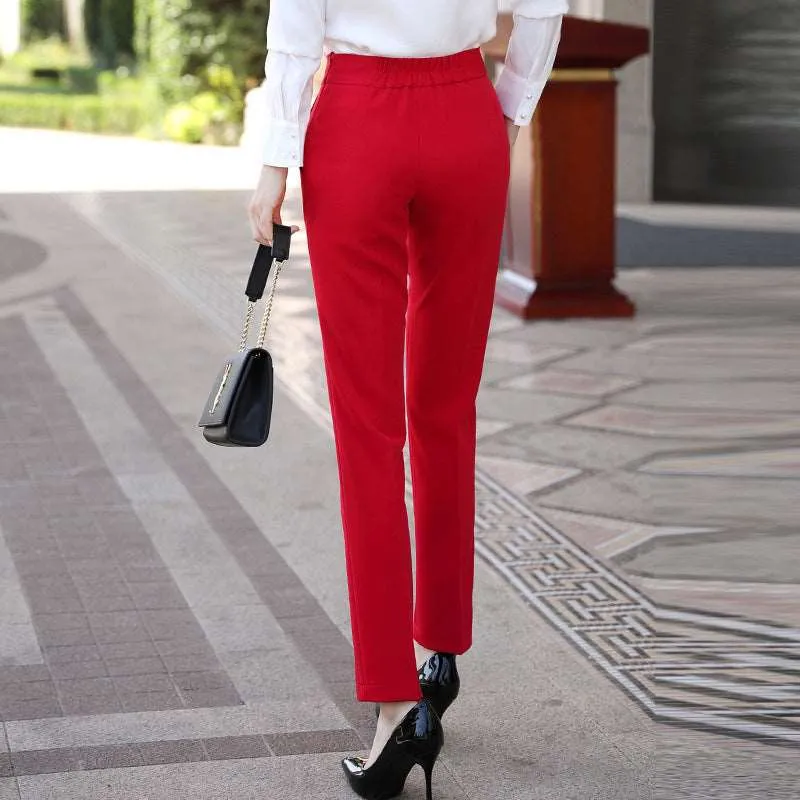 Women's Slim Cropped Trousers