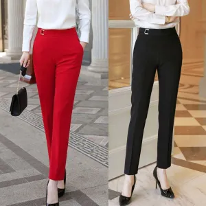 Women's Slim Cropped Trousers