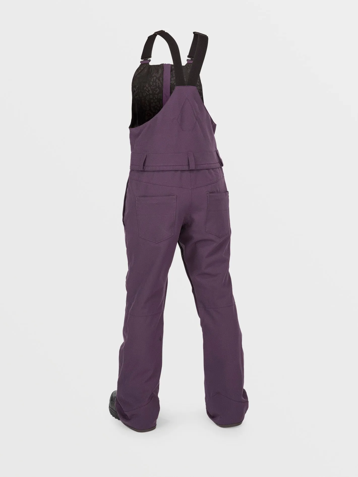 Womens Swift Bib Overalls - Blackberry